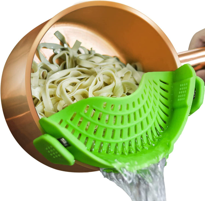 Silicone Clip-On Strainer for Pots & Pans
