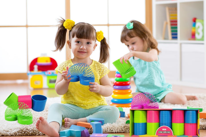 Neon Coil Springs – 6-Pack for Kids