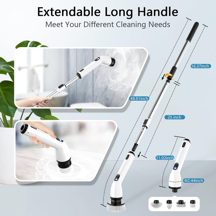 IPX7 Waterproof Electric Spin Scrubber
