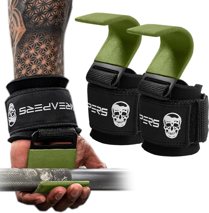 Power Lifting Hooks - Wrist Straps