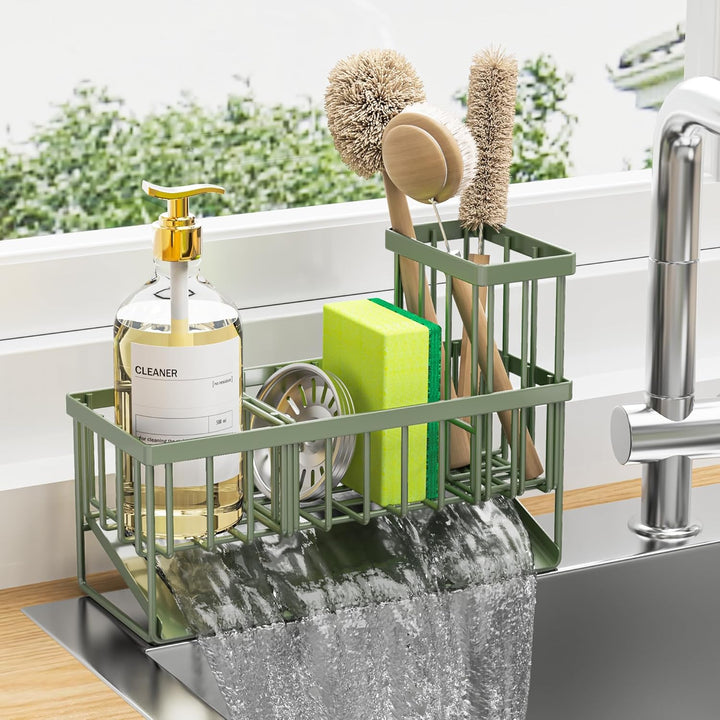 Rustproof Sink Caddy & Soap Dispenser