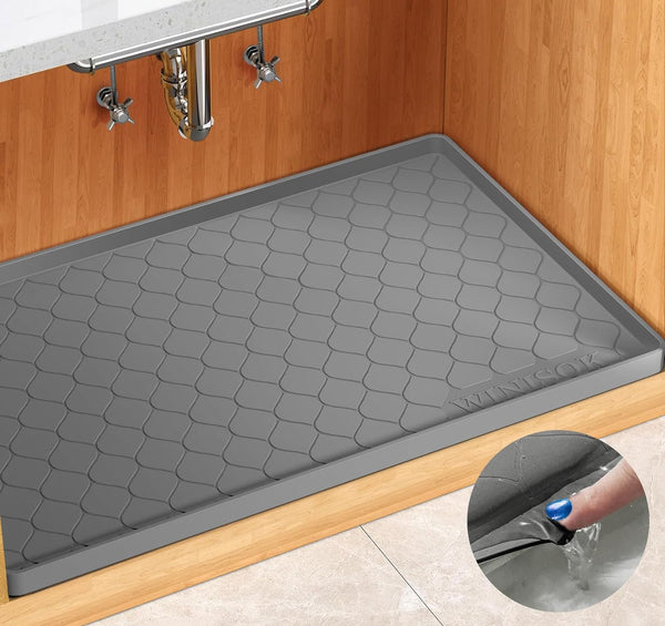 Silicone Under Sink Mat 34"x22" - Waterproof