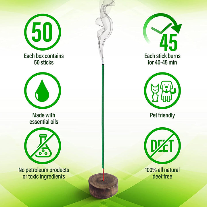 Natural Mosquito Repellent Incense Sticks