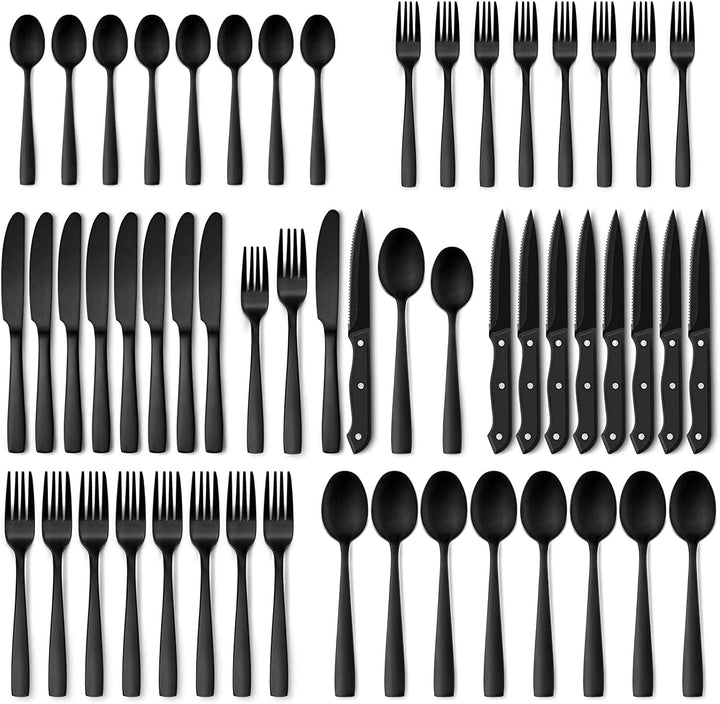 48-Piece Stainless Steel Flatware Set