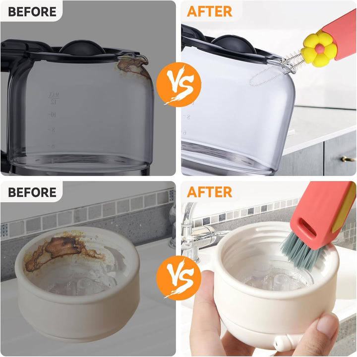 3-in-1 Cup Lid & Crevice Brush Set