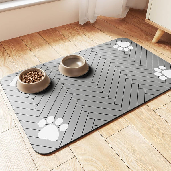 Absorbent Pet Feeding Mat - 12x20