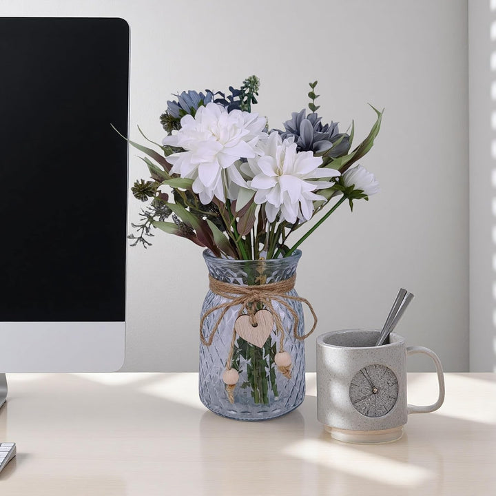 Rustic Fake Flower Vase Decor