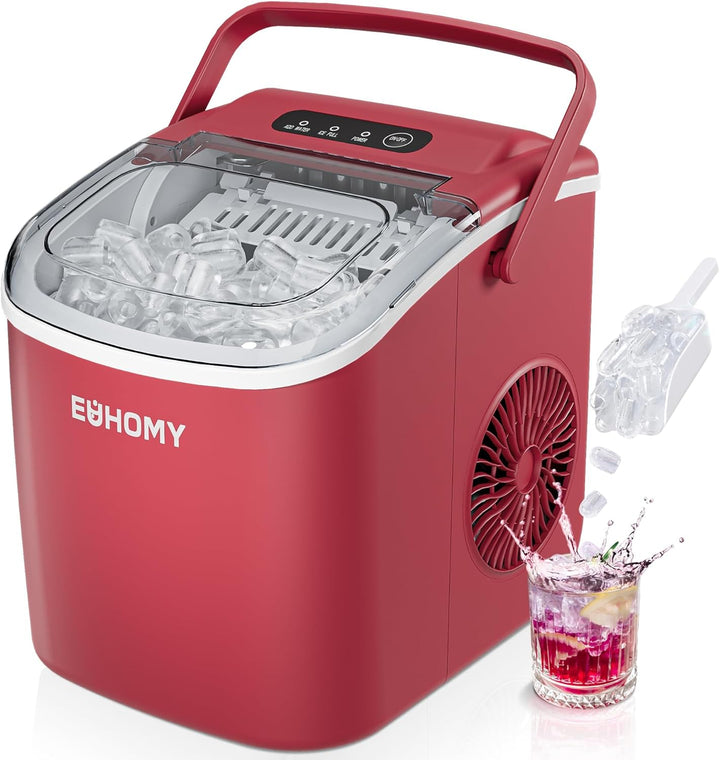 Portable Ice Maker, 26Lbs/24Hrs, Black