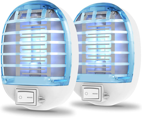 2-Pack Indoor Mosquito Zapper & Fly Trap