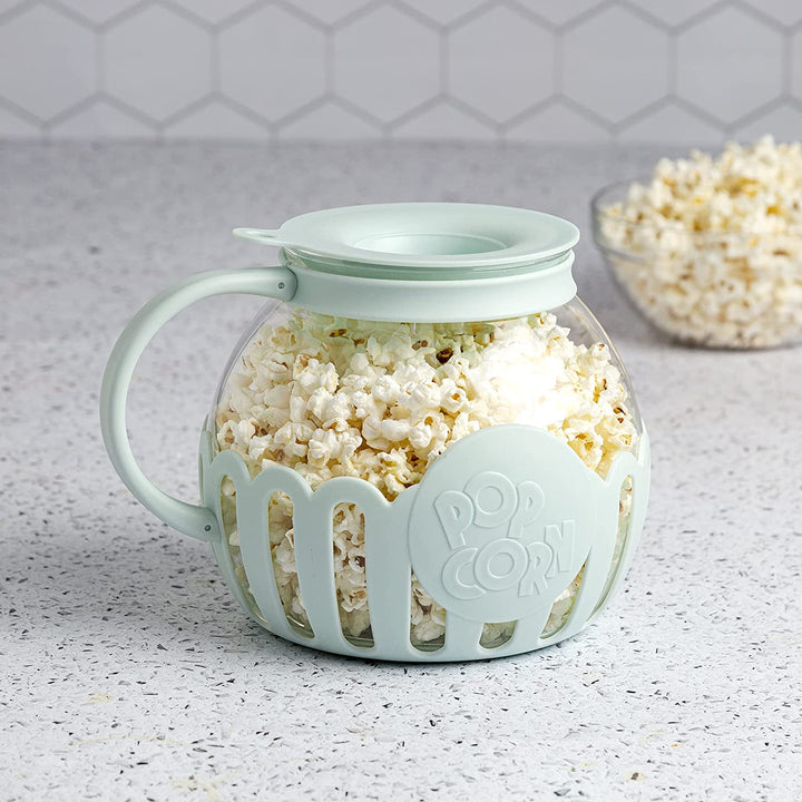 Micro-Pop Microwave Popcorn Popper - Aqua