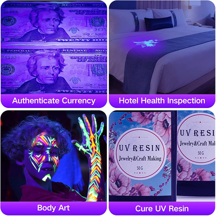 12 LED UV Flashlight for Pet Urine & Stains