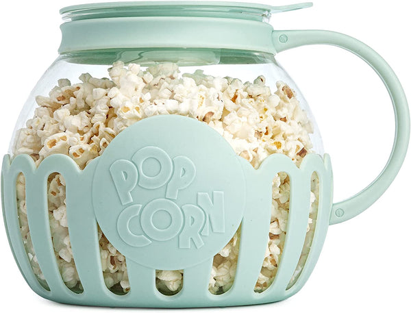 Micro-Pop Microwave Popcorn Popper - Aqua