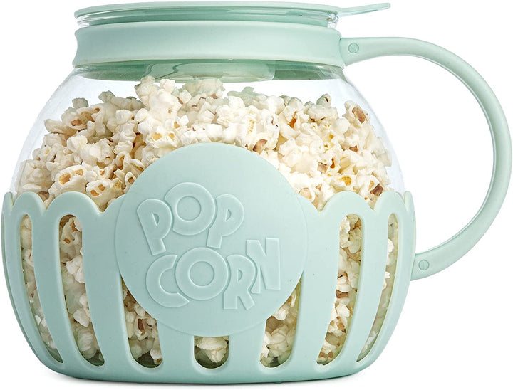 Micro-Pop Microwave Popcorn Popper - Aqua