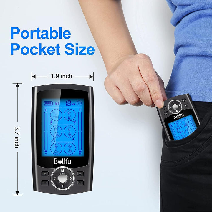 Dual Channel TENS EMS Muscle Stimulator