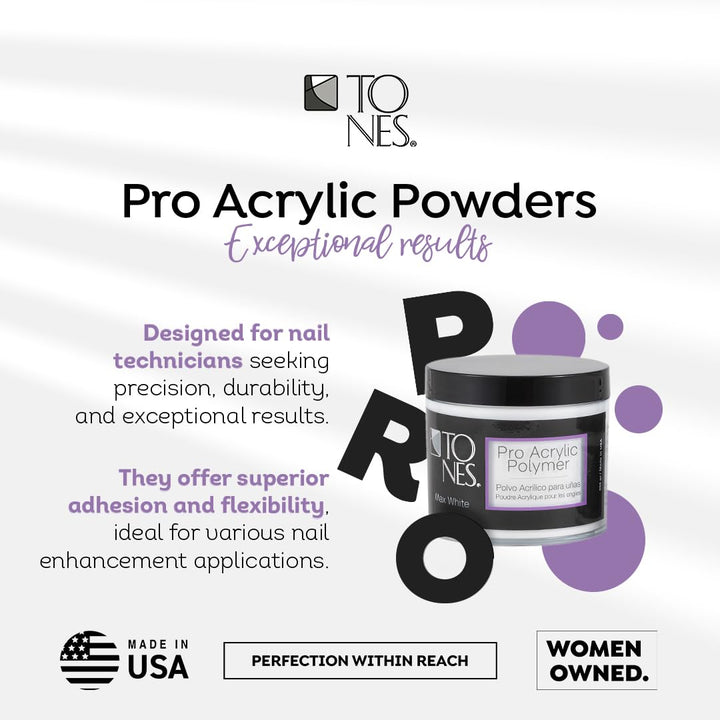Pro Acrylic Powder Sparkling Clear 8.5oz