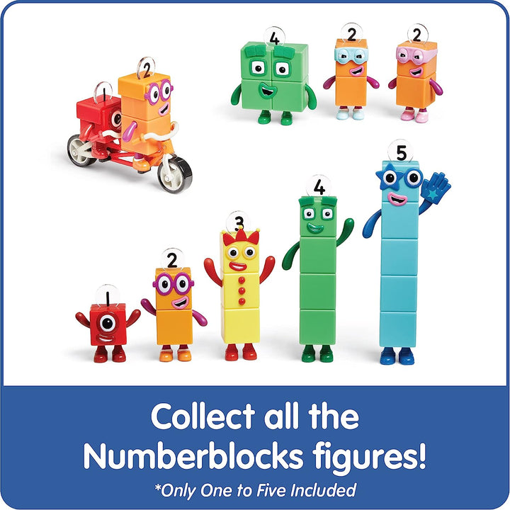 Numberblocks Friends One to Five, Action Figure Set, Toy Figures, Small Figurines for Kids, Counting Blocks, Numbers for Toddlers, Math Toys, Kids Birthday Gifts, Easter Basket Stuffers