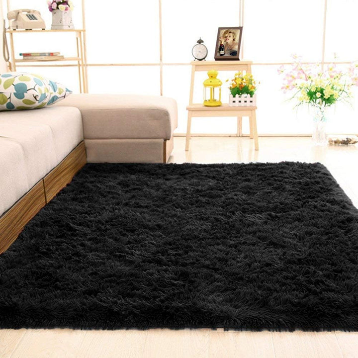 Soft Shaggy Area Rug for Bedroom & Living Room