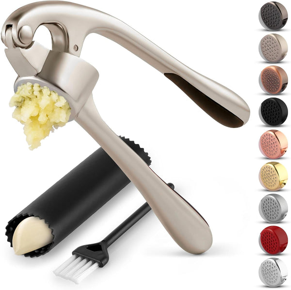 Premium Garlic Press Set - Rust Proof