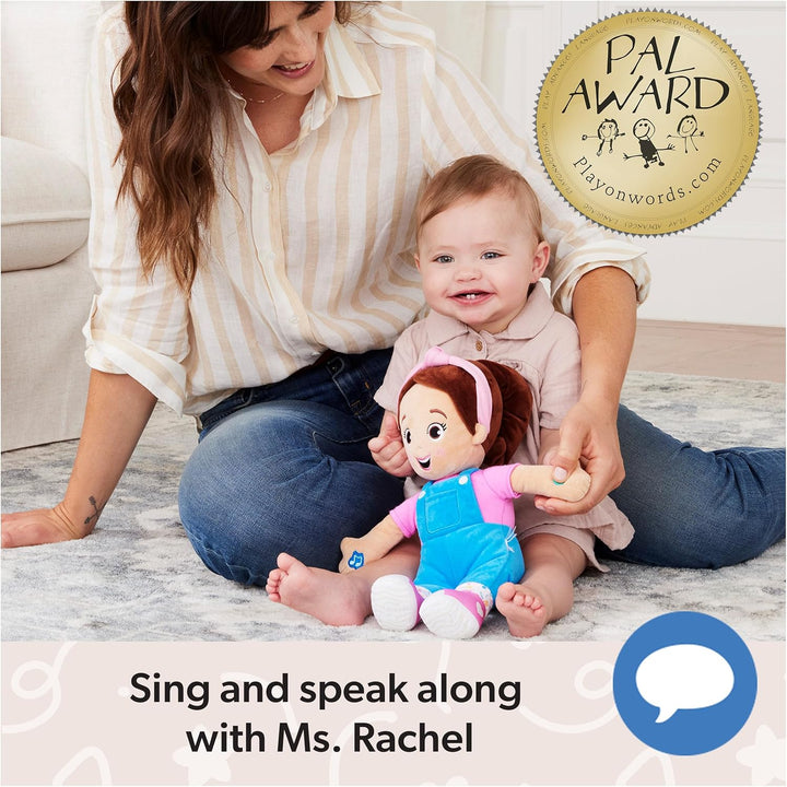 Speak & Sing Doll, 16” Tall Interactive Toy with 4 Songs & 16+ Phrases, Toddler Toys for Girls & Boys Ages 6 Months to 3+ Years