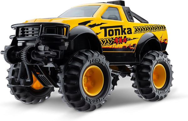 Steel Classics 4X4 Pickup Truck - Made with Steel & Sturdy Plastic, Yellow Toy Construction Truck, Boys and Girls, Kids, Toddlers, Ages 3+