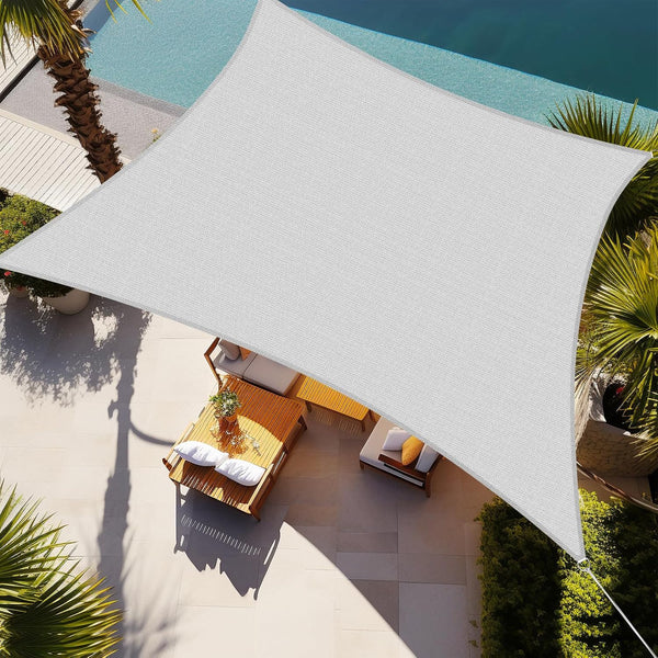 Rectangle Sun Shade 13x20ft - Grey