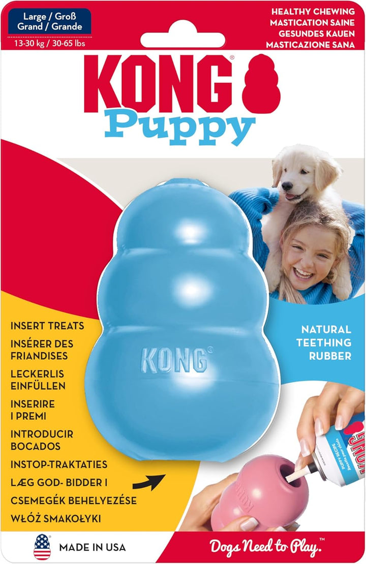 - Puppy Toy Natural Teething Rubber - Fun to Chew, Chase and Fetch - for Small Puppies - Pink