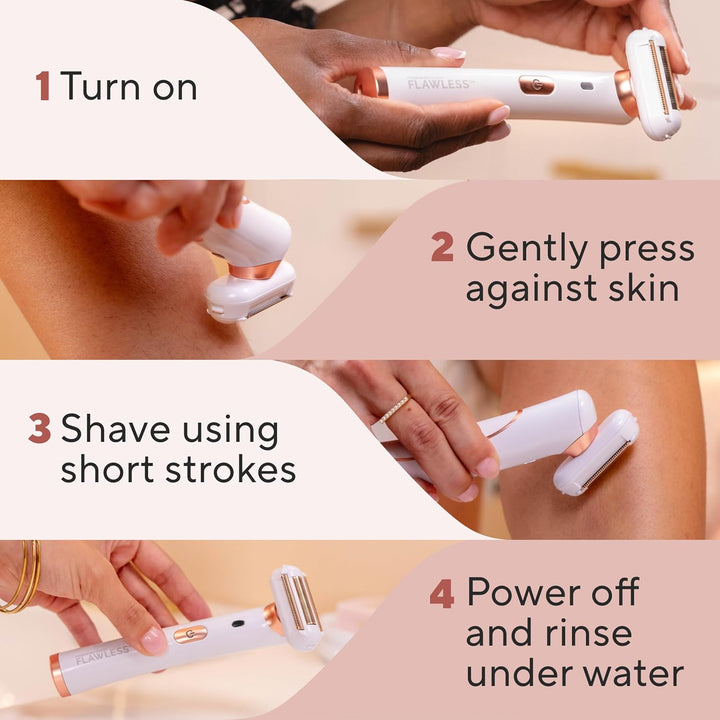 Electric Razor for Women with LED Light