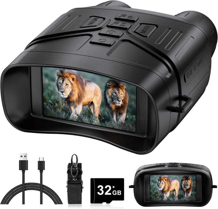4K Night Vision Goggles with 32GB Card
