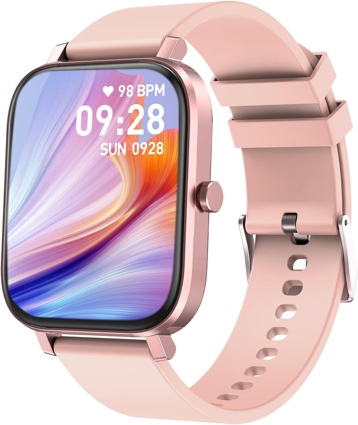 Smart Watch for Men Women Smartwatch 1.83" for   Android Phone Compatible, Fitness Tracker Watch with Pedometer, Heart Rate/Sleep Monitor, Blood Oxygen, IP68 Waterproof