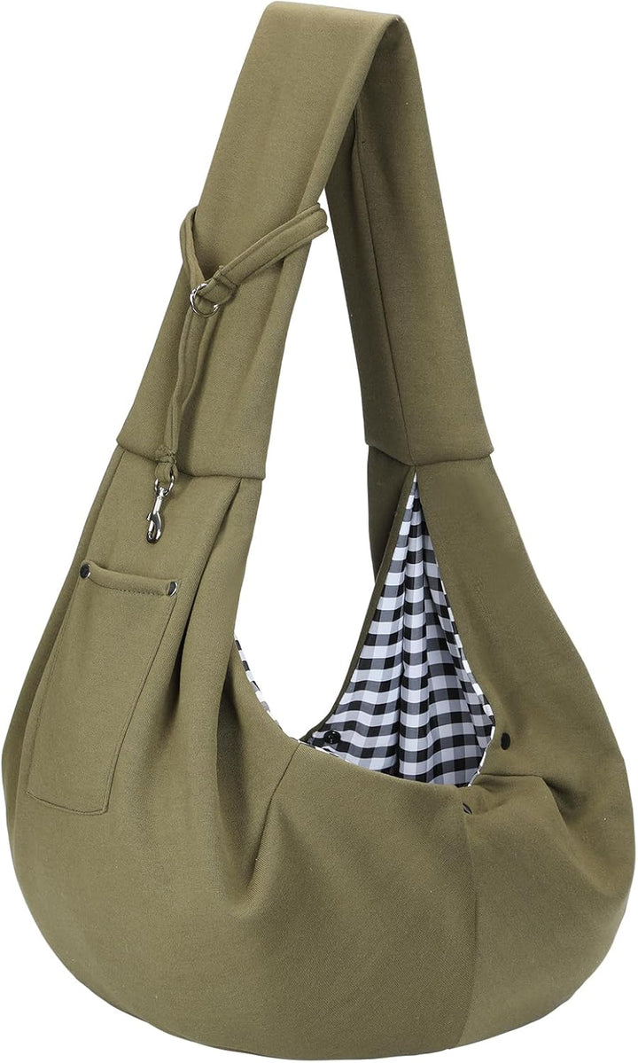Reversible Dog Sling Carrier with Harness