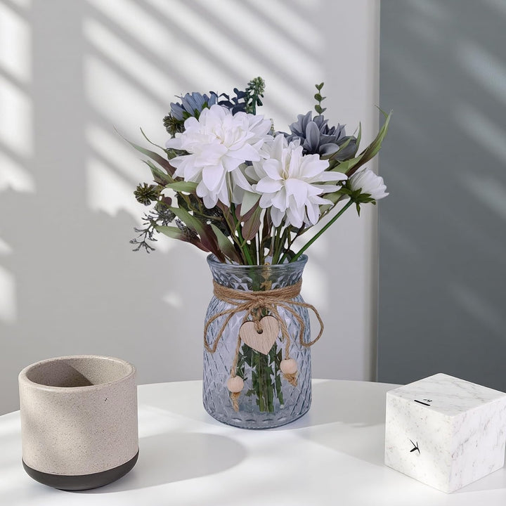 Rustic Fake Flower Vase Decor