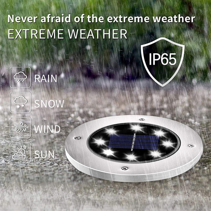 12 Pack Outdoor Solar Garden Lights