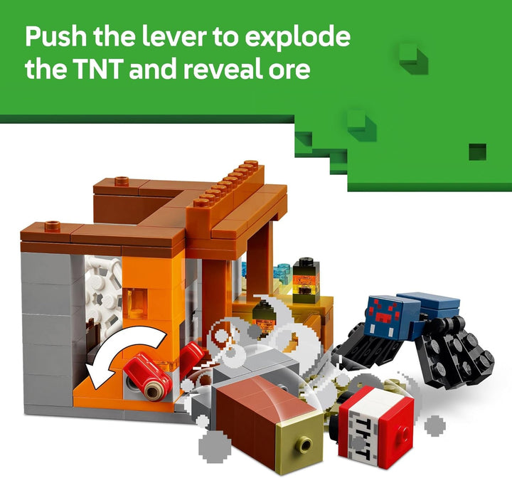 Minecraft the Armadillo Mine Expedition Toy Figures and Playset - Building Minecraft Toy for Kids, Boys and Girls, Ages 8+ - with  Figures for Pretend Play - Gift Idea for Birthdays - 21269
