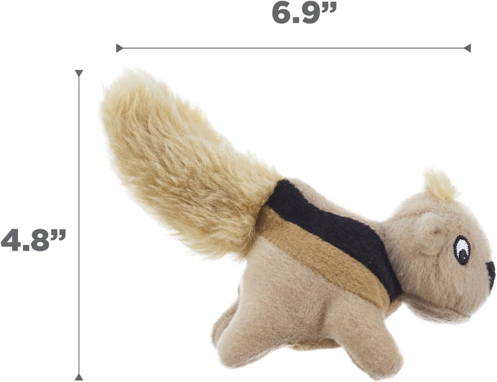 Squeakin' Squirrels Plush Replacement Dog Toys - 3 Pack