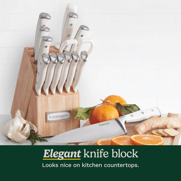 15-Piece Forged Knife Set with Block