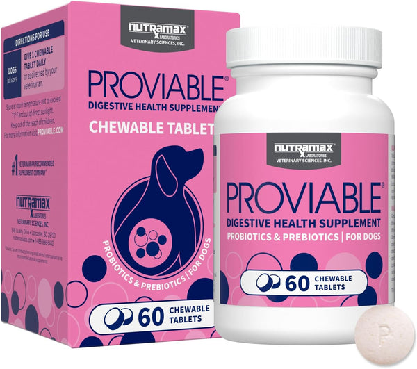 Proviable Dog Probiotics, 60 Tabs