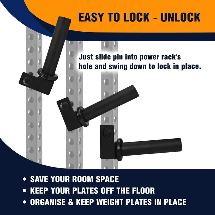 Weight Plate Holder for Power Rack