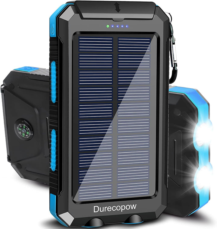 20000mAh Solar Charger Power Bank - Orange