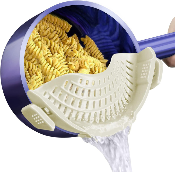 Silicone Clip-On Strainer for Pots & Pans