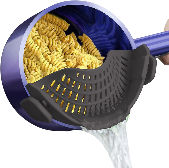 Silicone Clip-On Strainer for Pots & Pans