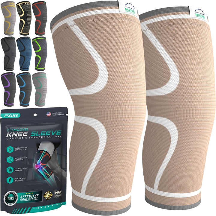 2-Pack Compression Knee Braces