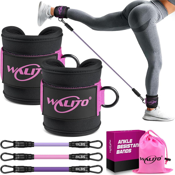 Ankle Resistance Bands with Cuffs