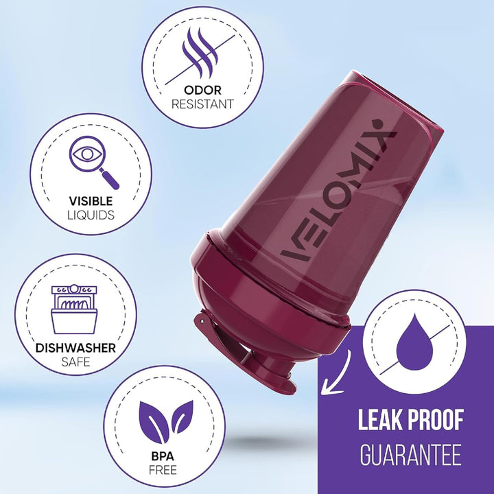 Berry Blend Protein Shaker Bottles - 4 Pack