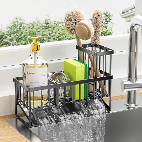 Rustproof Sink Caddy & Soap Dispenser
