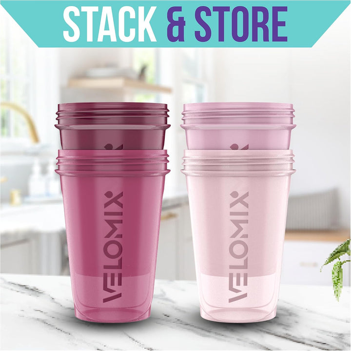 Berry Blend Protein Shaker Bottles - 4 Pack