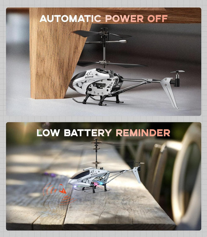 RC Helicopter, Remote Control Helicopter Airplanes with Altitude Hold, 3.5 Channel, Gyro Stabilizer, Birthday Gift Toys for 4 5 6 7 8 9 10 11 12 Years Old Boys Girls