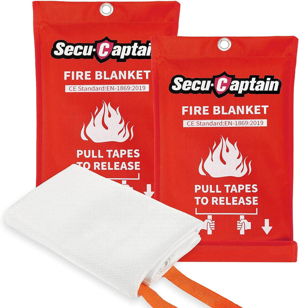 2-Pack Emergency Fire Blanket 40"x40