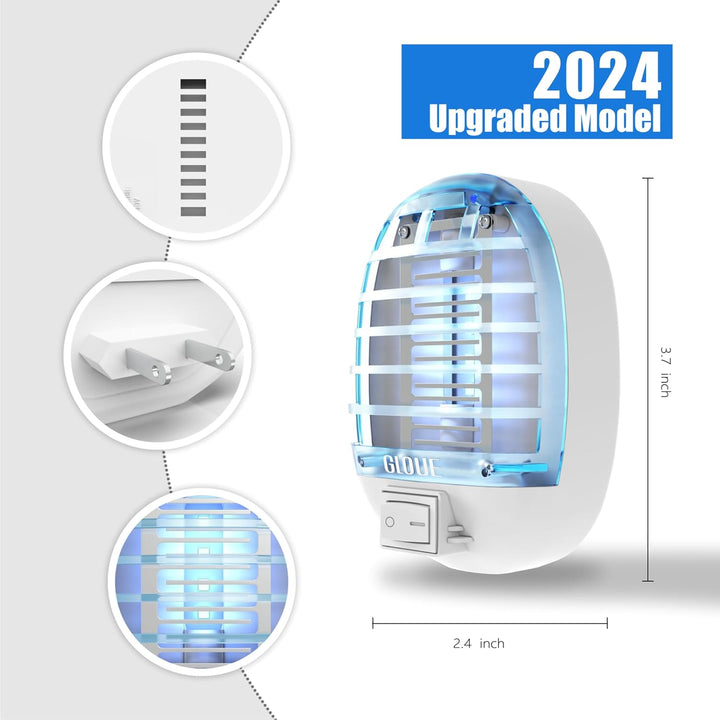 2-Pack Indoor Mosquito Zapper & Fly Trap