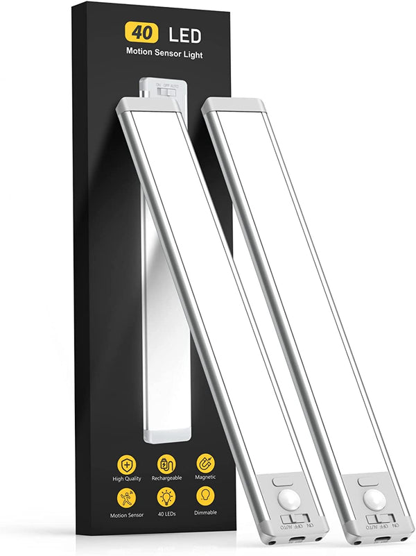 40 LED Motion Sensor Under Cabinet Lights