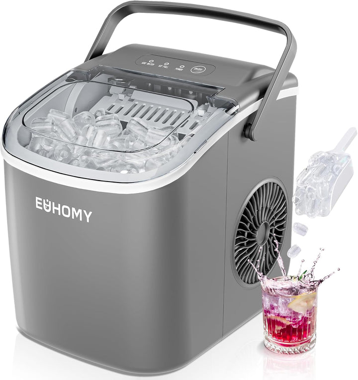 Nugget Ice Maker - 34Lbs/Day Black